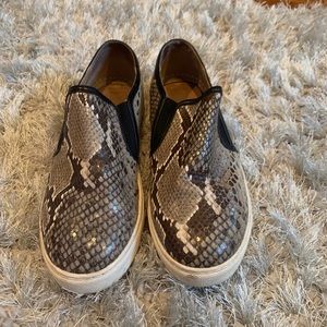 Snake skin Vince Caputo slip on sneakers